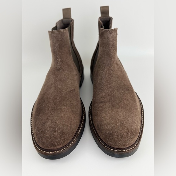 Men's Collection Clarks Paulson Up Suede Pull On Ankle Boots, US Size 8.5M Brown - Picture 2 of 13